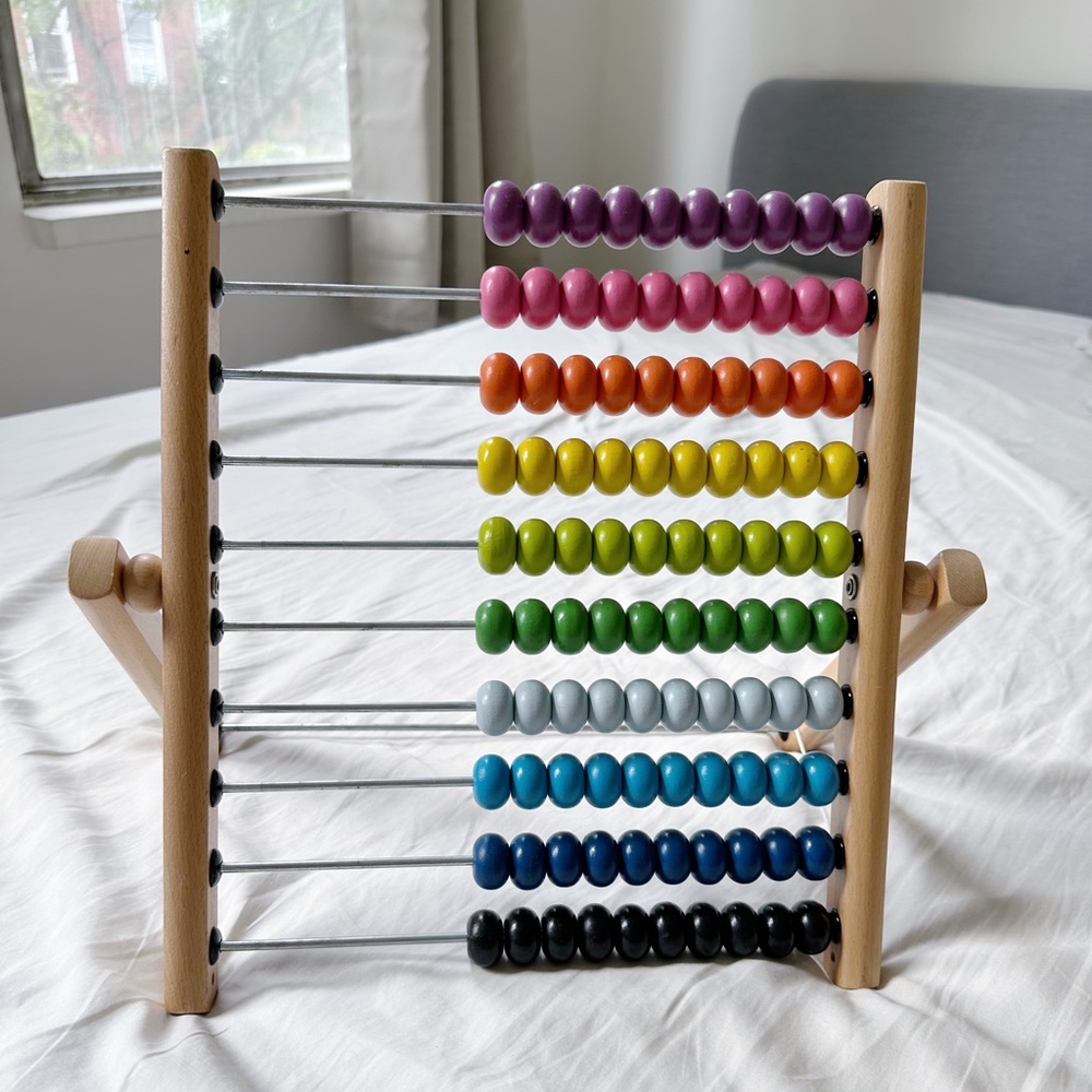 Wooden abacus